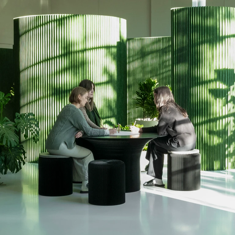 flat pack furniture for offices and studios
