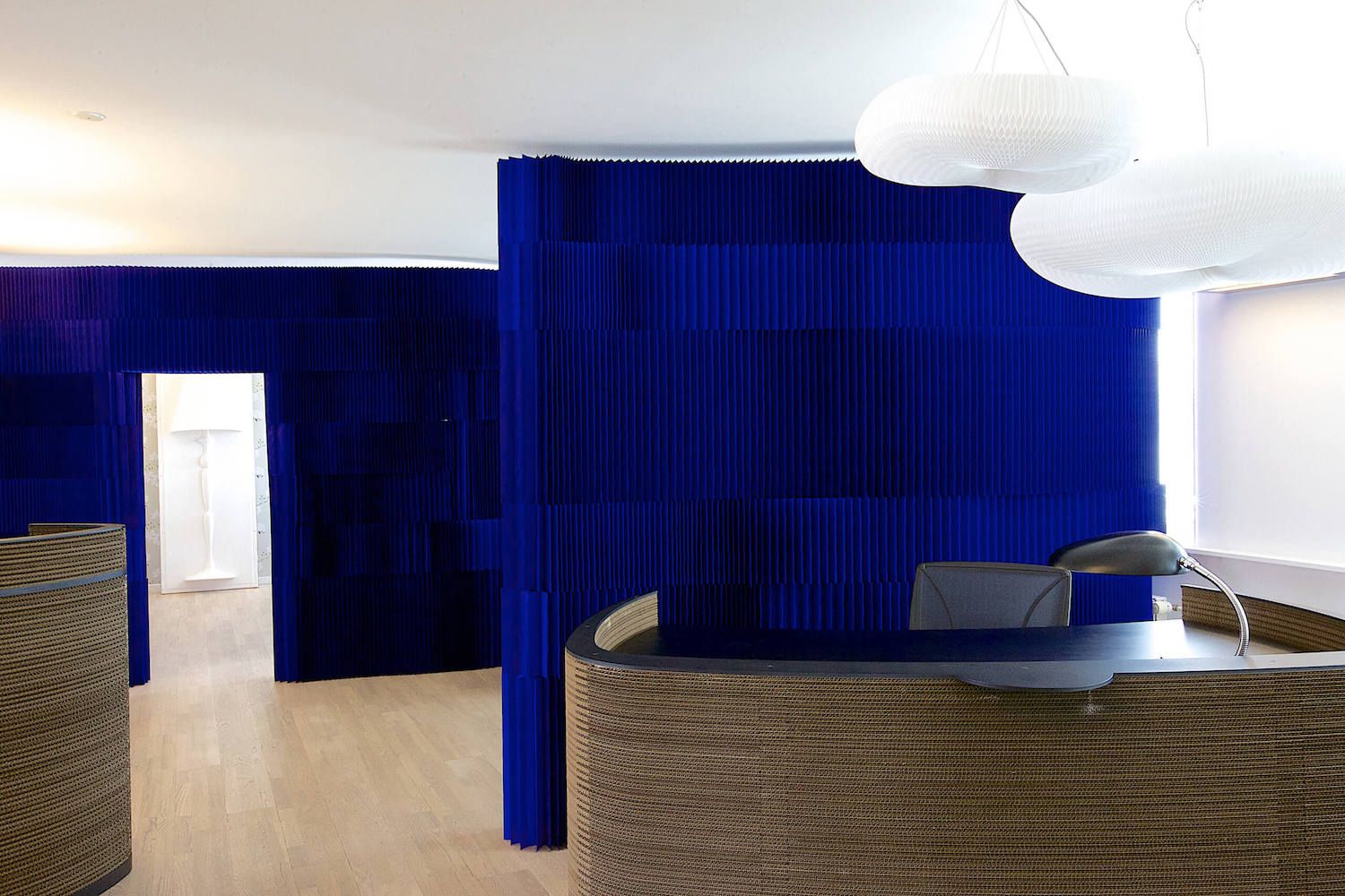 indigo blue thinwall for home office storage