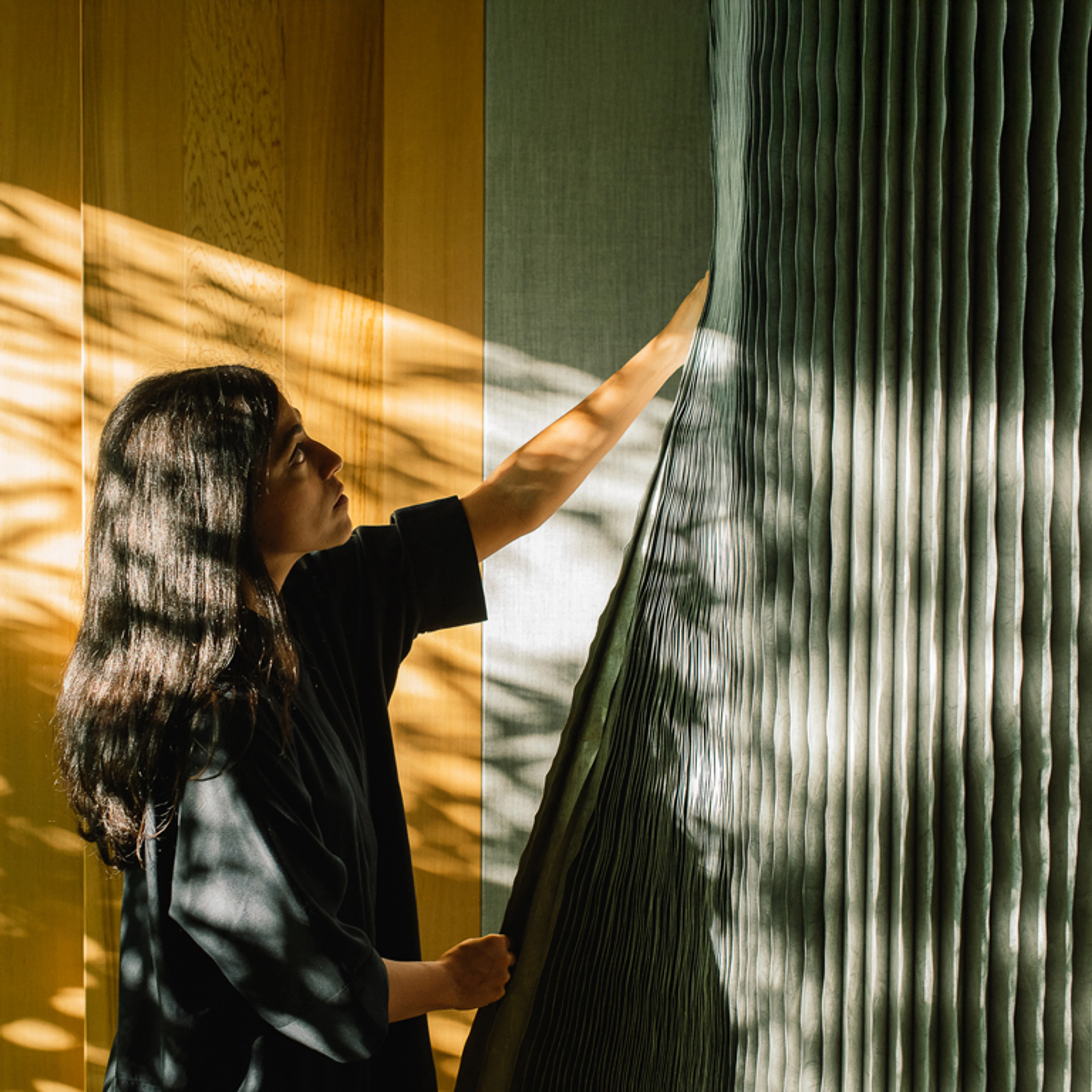 softwall, flexible partition, moveable wall, sustainable design, molo, photo by Alana Paterson