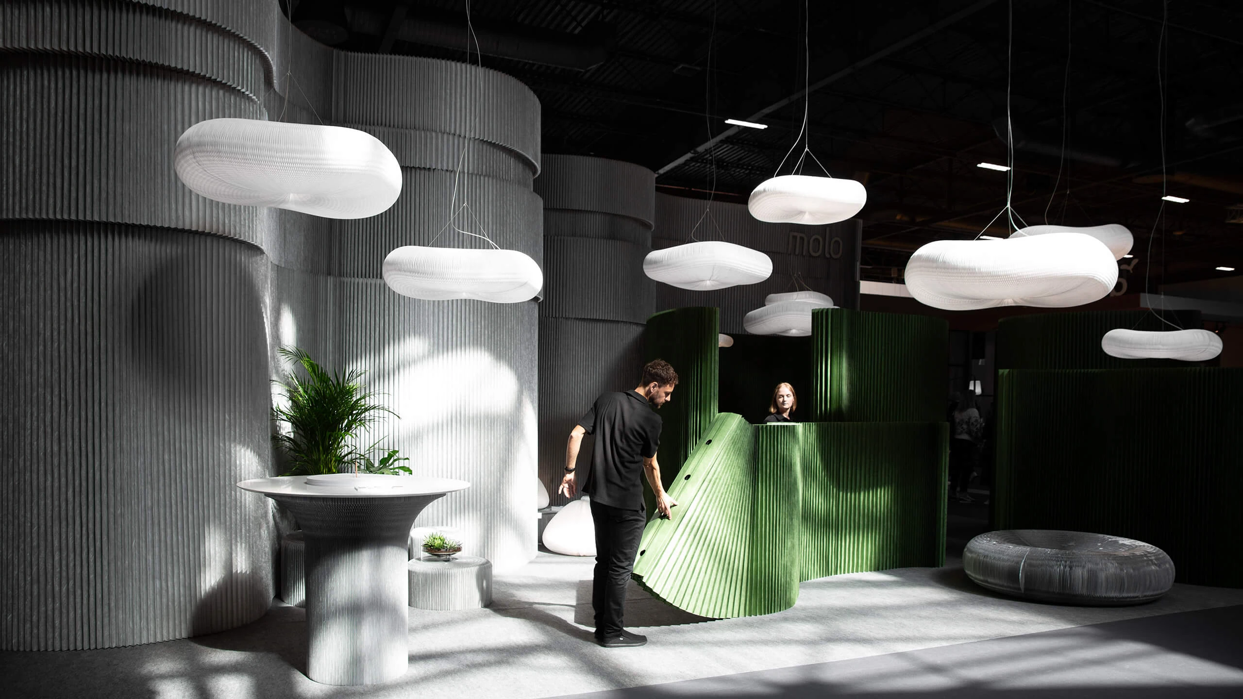temporary walls acoustic partitions - molo