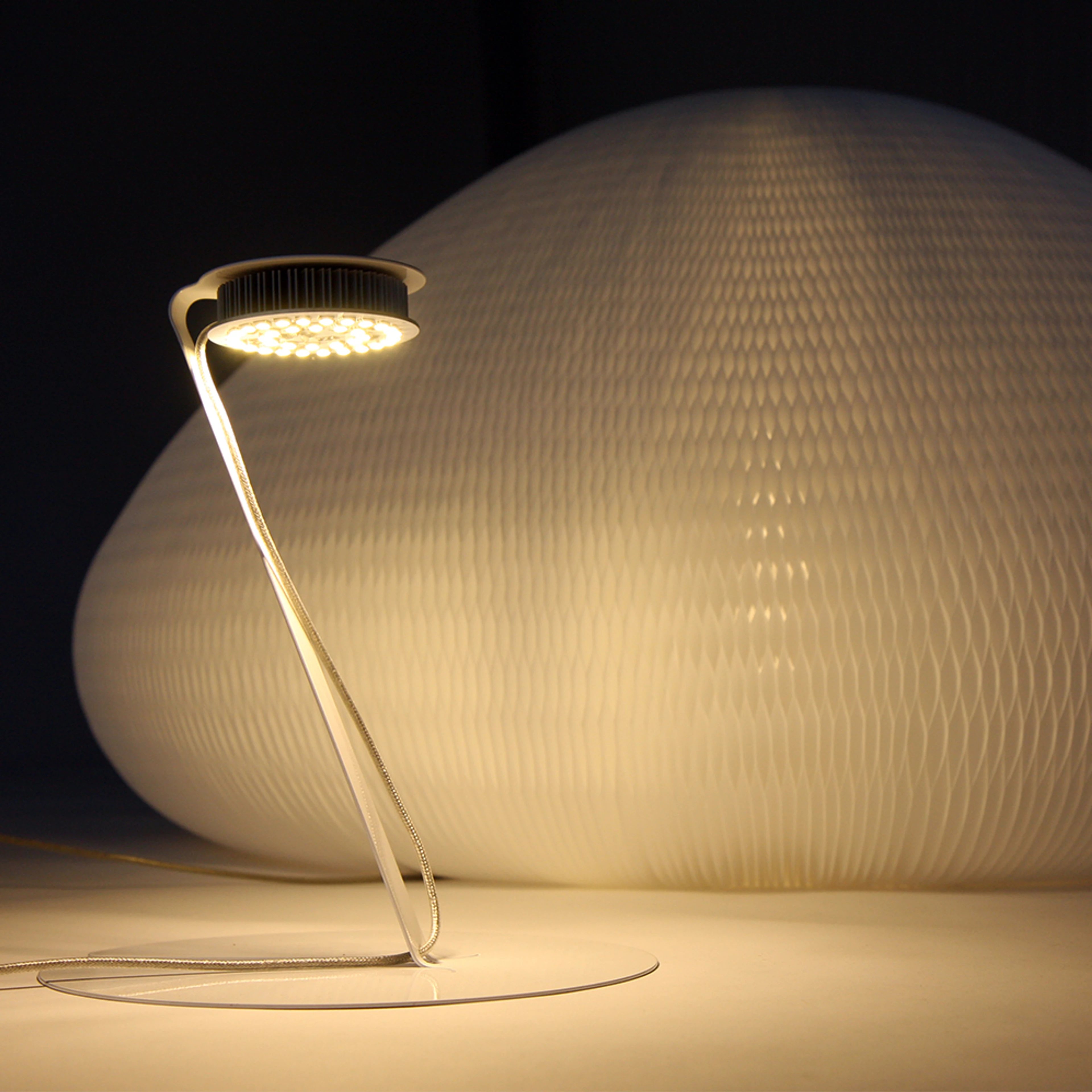 Detail of the LED armature used for urchin softlight.
