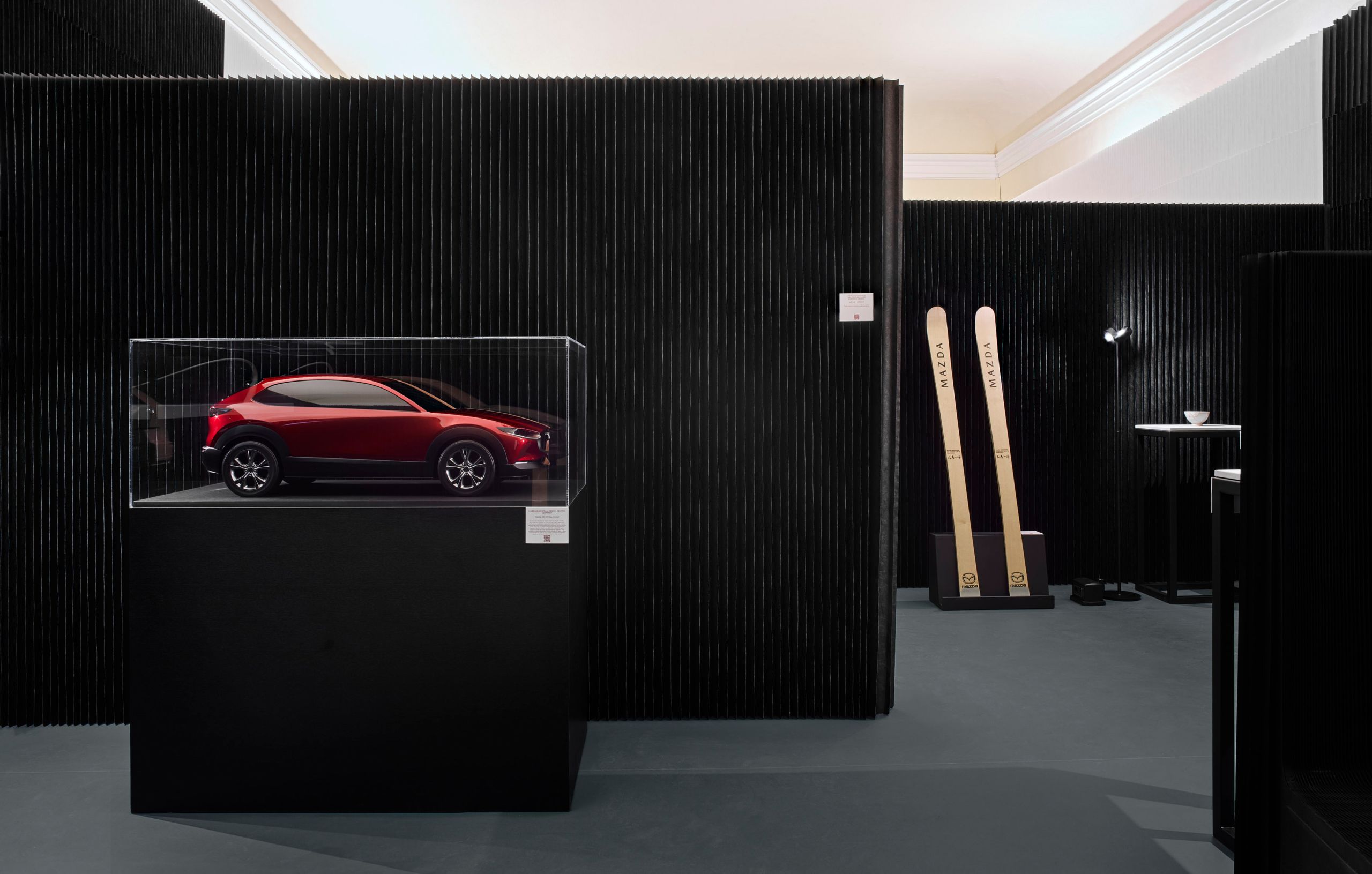 softwall black textile, softwall white textile, molo, room divider, Papercraft Workshop, Mazda, Michealangelo Foundation