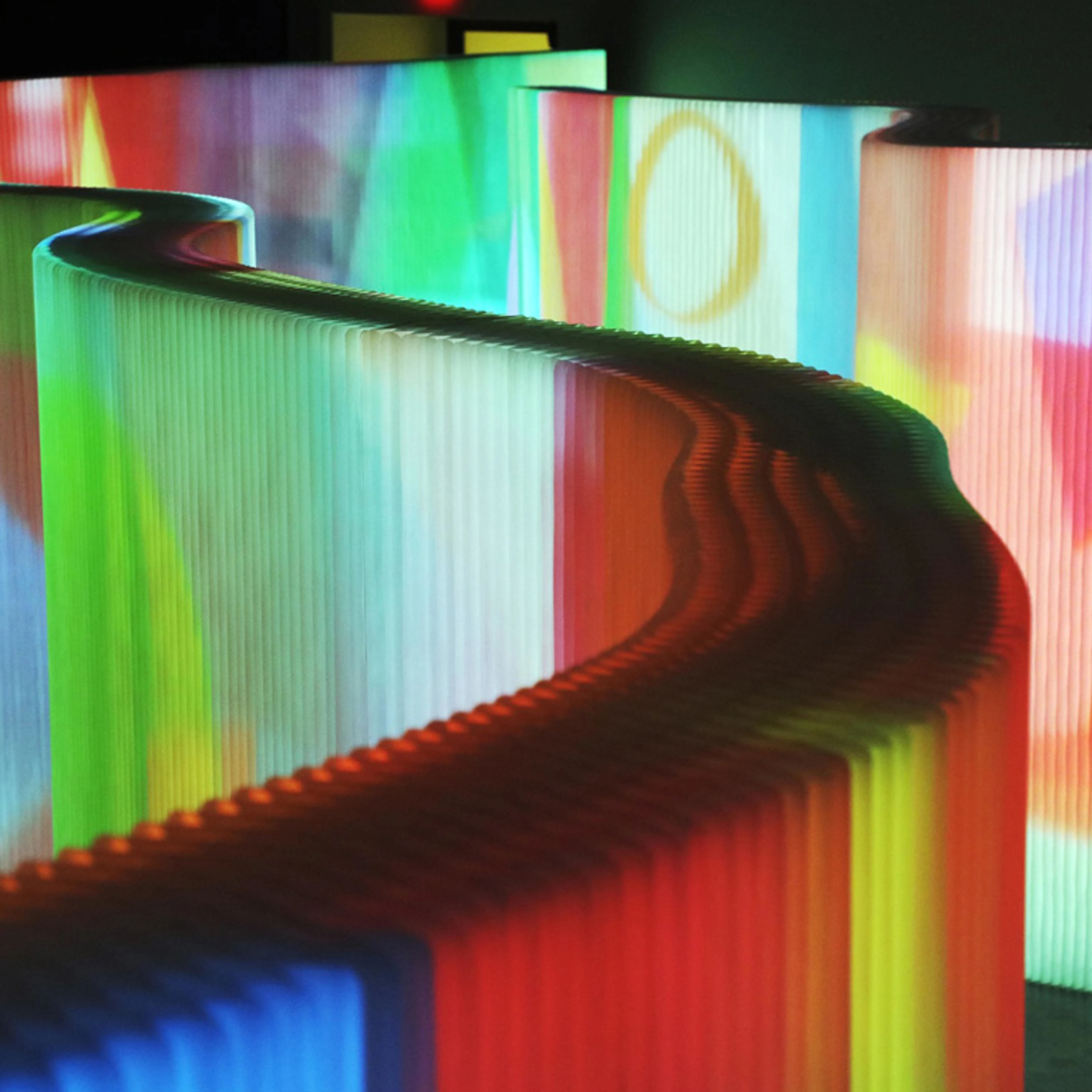 immersive video projection on a softwall by molo