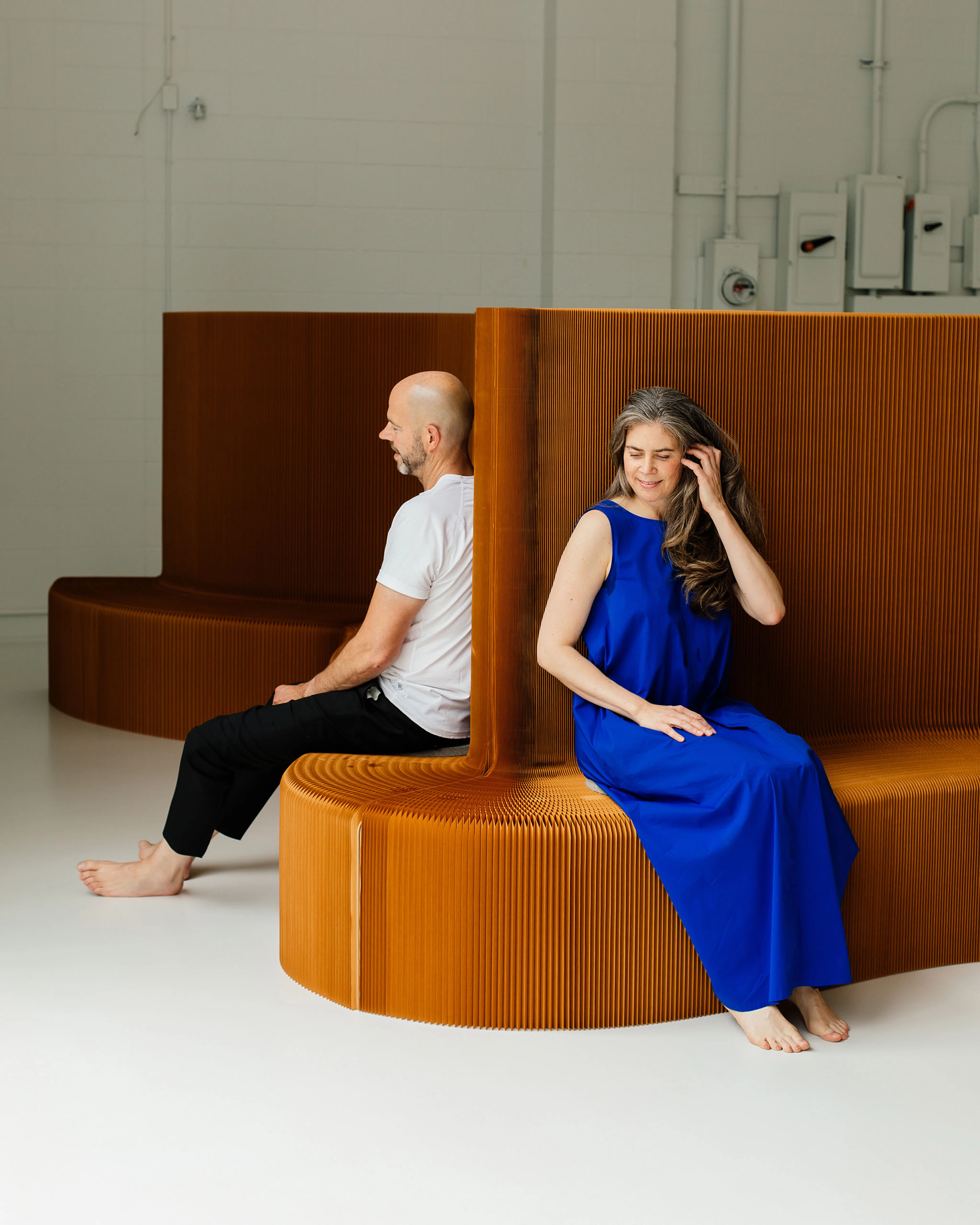 Stephanie Forsythe and Todd MacAllen, designers, artists and founders of molo · Photo by Photo by Alana Paterson 2018