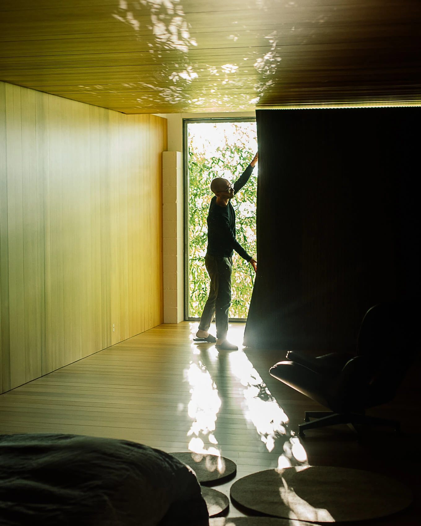 creating a quiet space in your luxury home - portable room divider by molo