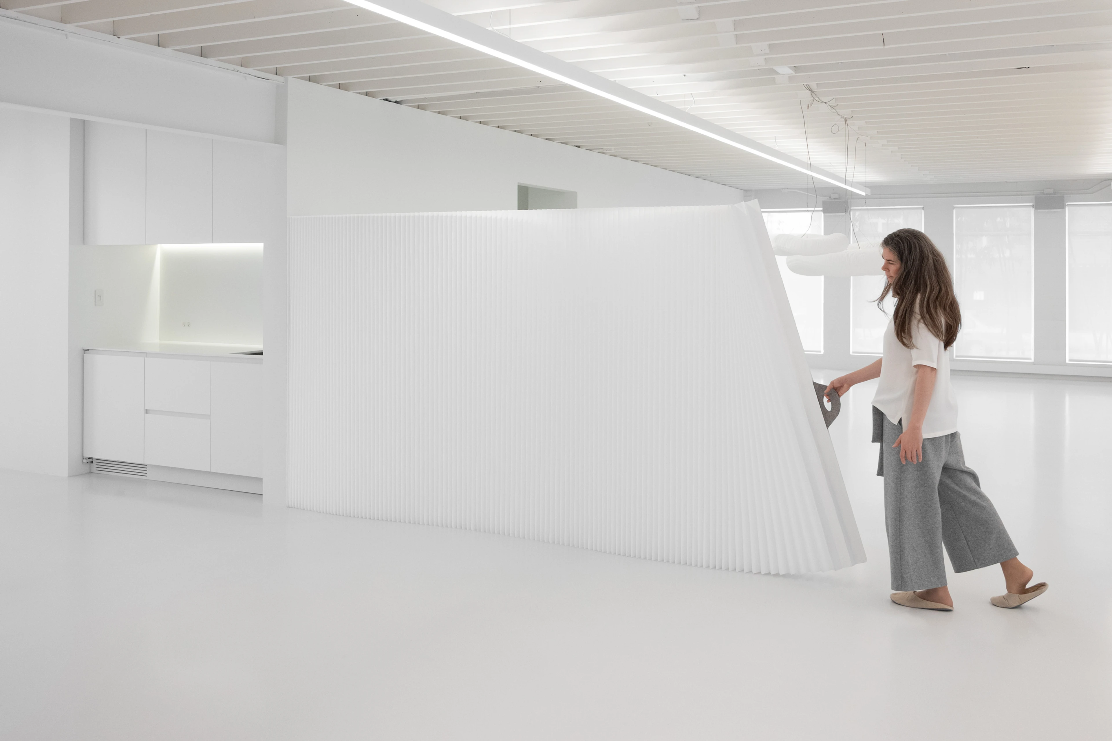 wool felt handle for softwall™