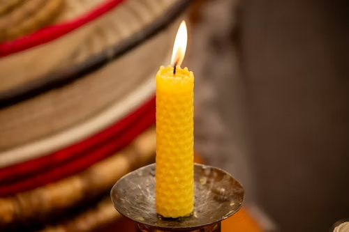 Beeswax Candle