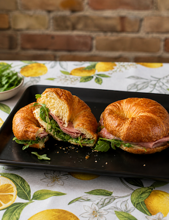 Croissant sandwiches at Pelago Cafe