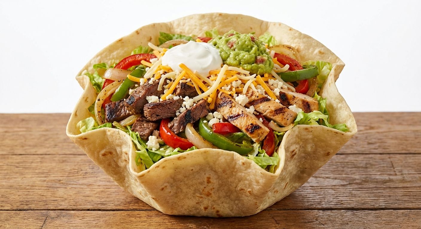 Taco Salad Fajitas Style