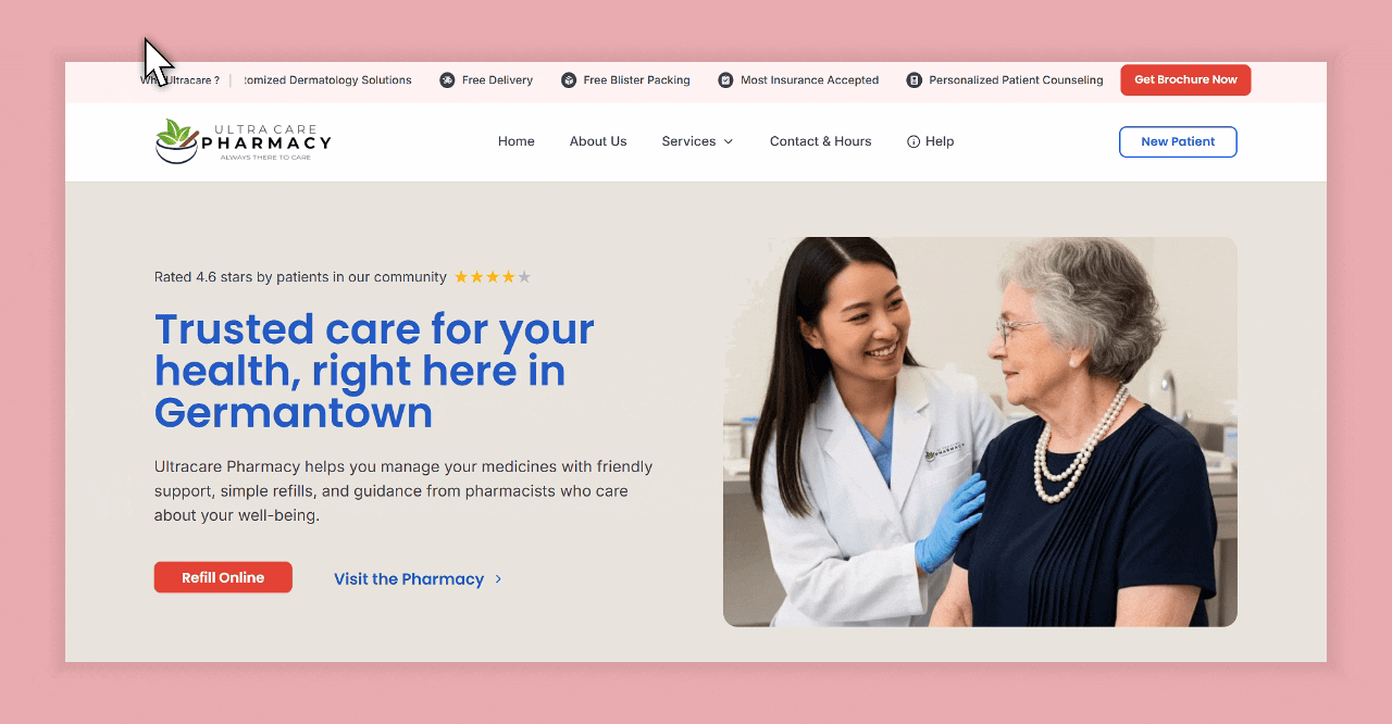 1. RX Entry on Homepage