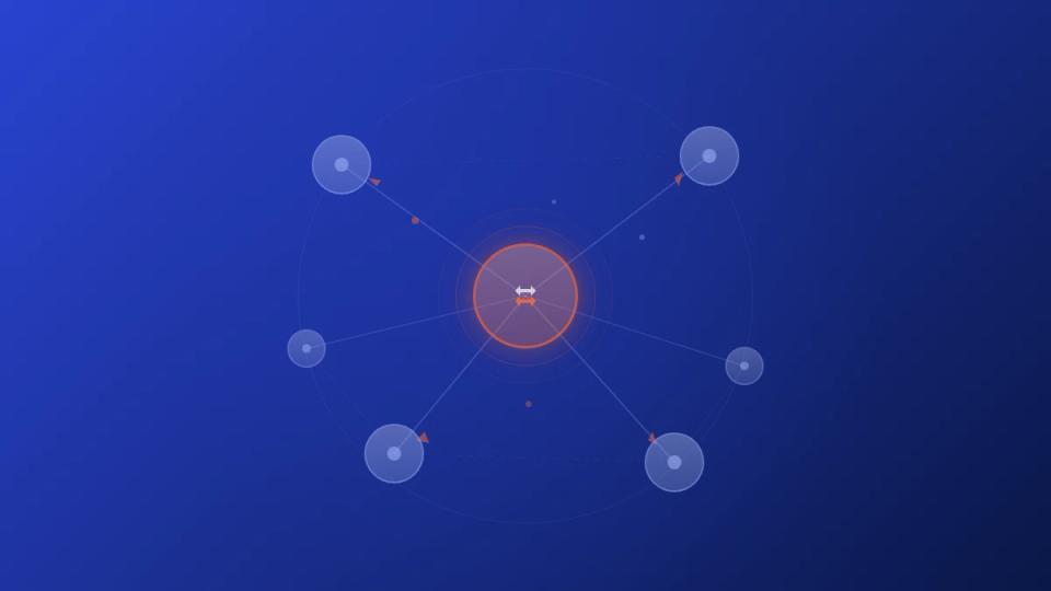 SoundCloud repost network with connected nodes and repost arrows