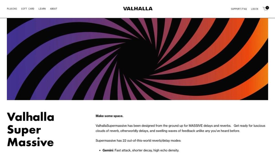Valhalla Supermassive (ValhallaDSP)