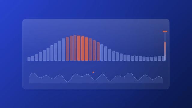 Online audio mastering spectrum analyzer and waveform visualization
