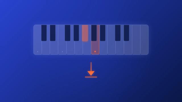 Free FL Studio downloads - piano keyboard with download arrow