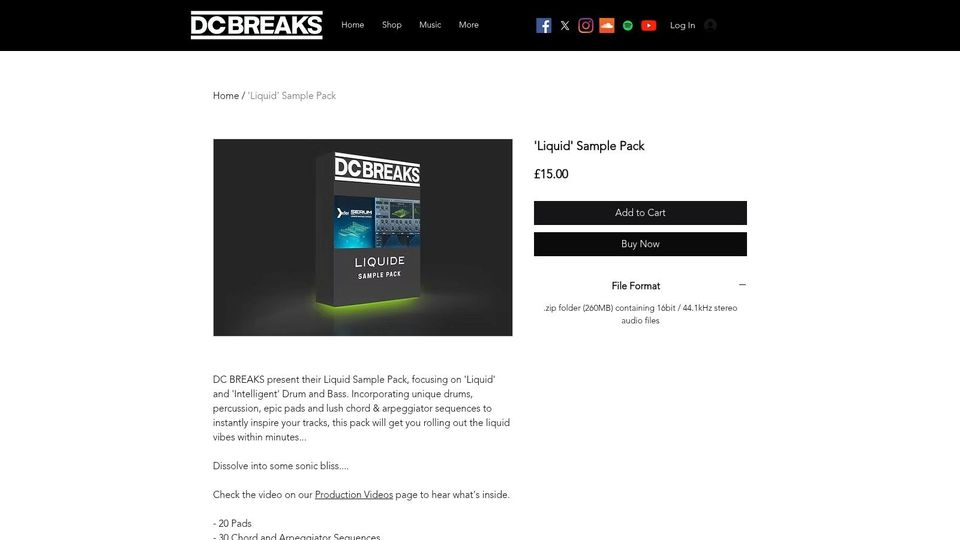 DC Breaks – Liquid Sample Pack (Direct)