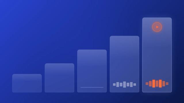 How to grow your SoundCloud channel - ascending growth bars with play button