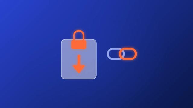Fangate.eu alternative download gate illustration with chain links for fanlinks