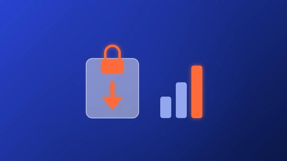 Droploud alternative download gate illustration with discovery chart bars