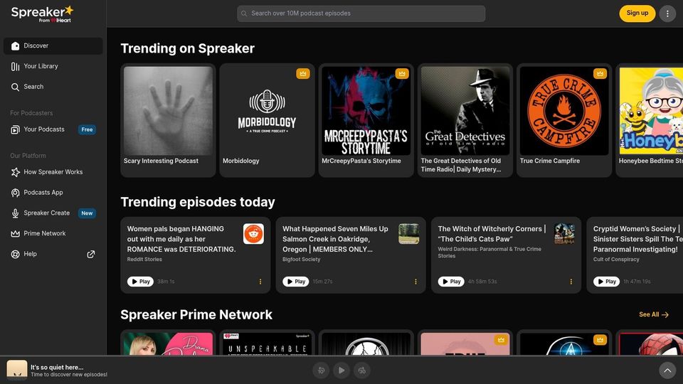 Spreaker (with SoundCloud connection)