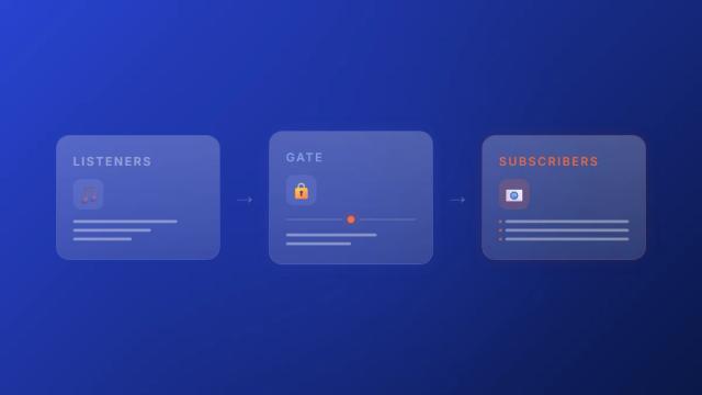 Collect emails on SoundCloud - listeners to subscribers flow