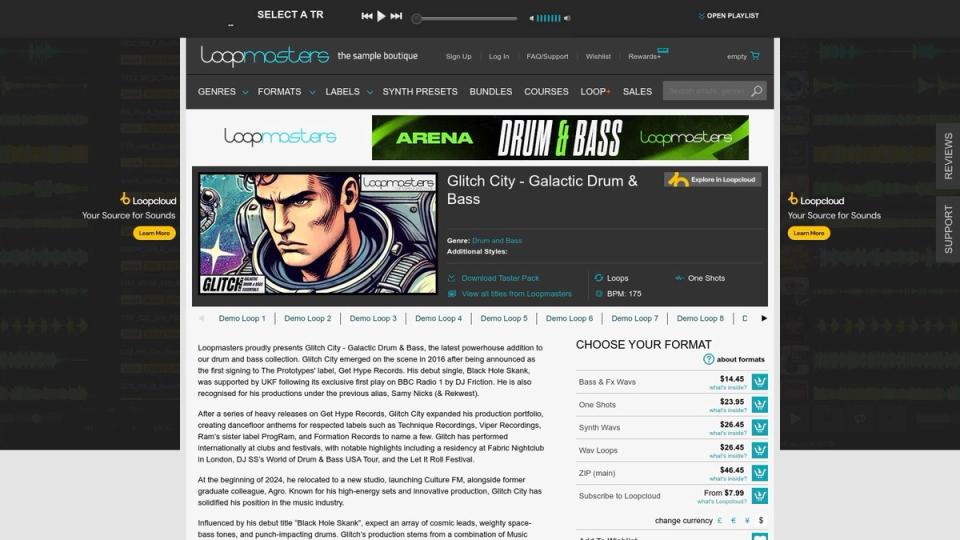 Glitch City – Galactic Drum & Bass (Loopmasters)