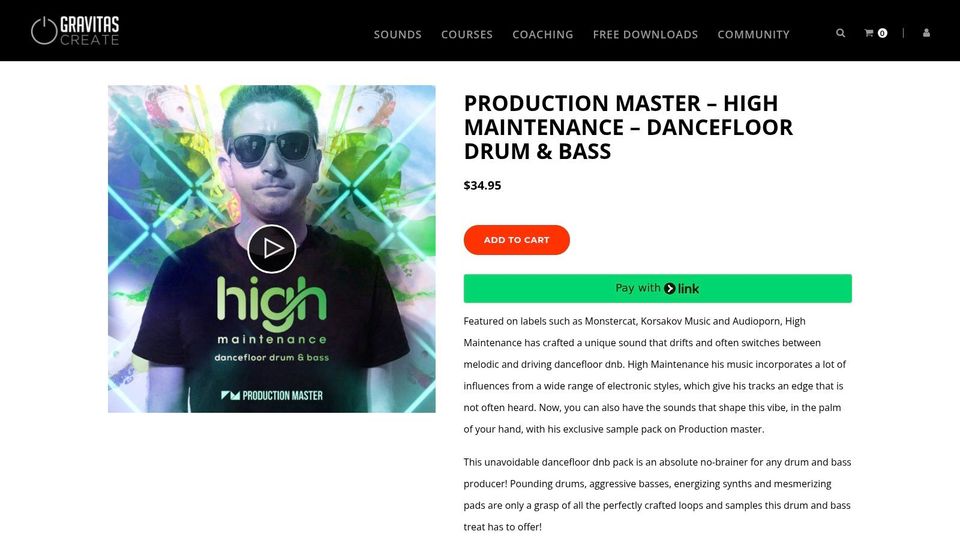 Production Master – High Maintenance: Dancefloor Drum & Bass (via Gravitas Create)