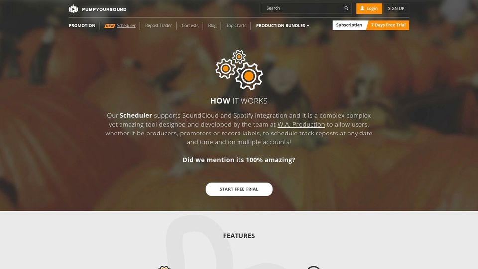 PumpYourSound – SC Scheduler