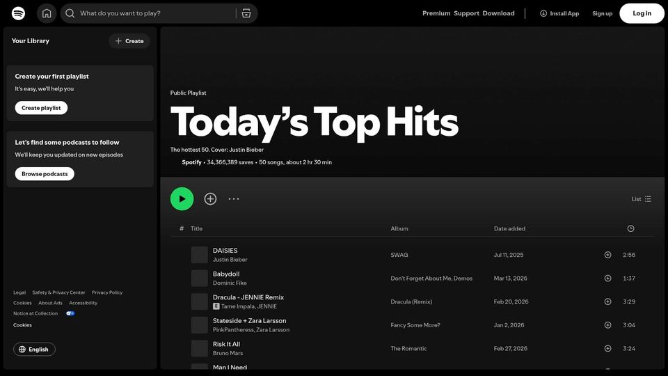 Today’s Top Hits