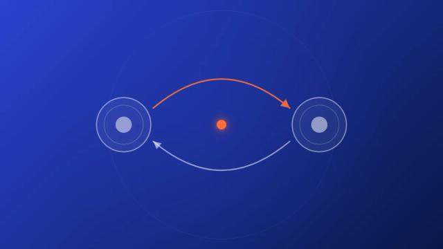Abstract illustration of SoundCloud reposts moving a track from one channel to another