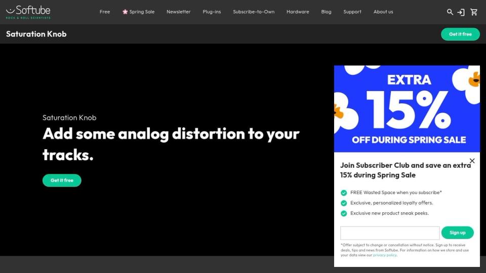 Softube Saturation Knob