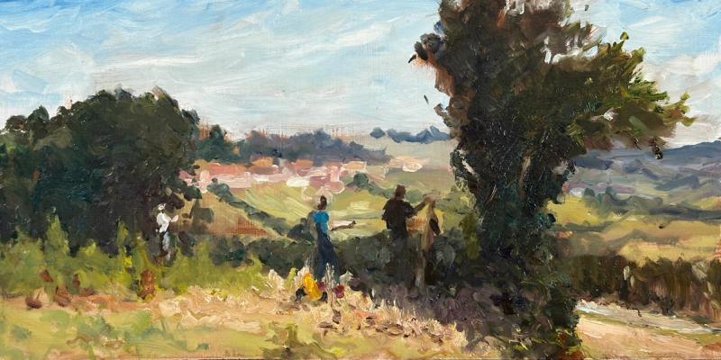 Schilderen In Bourgondie (1), Maarten Dalstra
