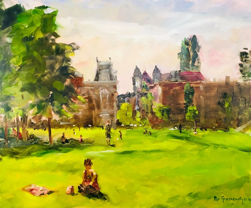 Het Museumplein bij het Concertgebouw , Piet Groenendijk