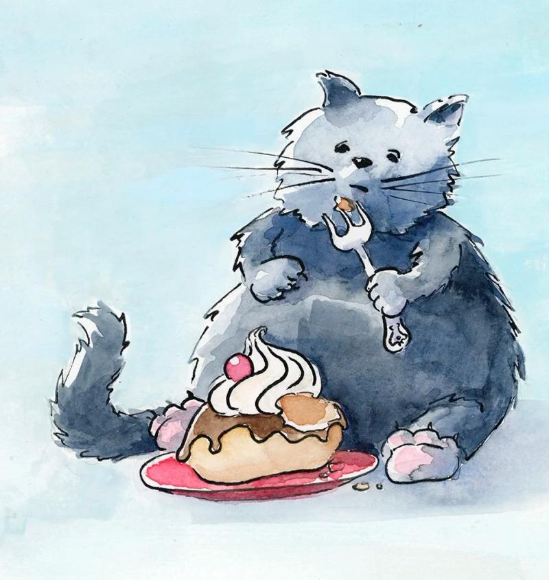 Kat eet taart, Sabine van der ploeg