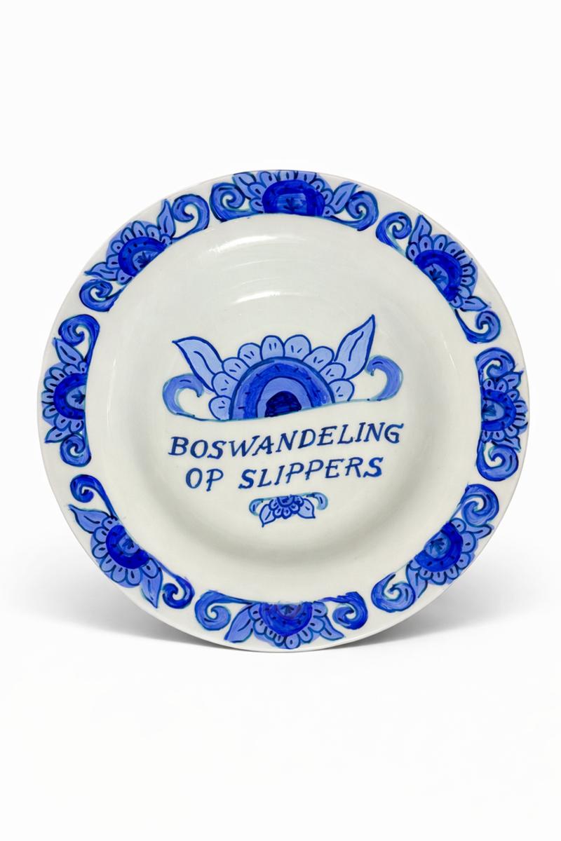 Boswandeling op slippers, Abby Junge
