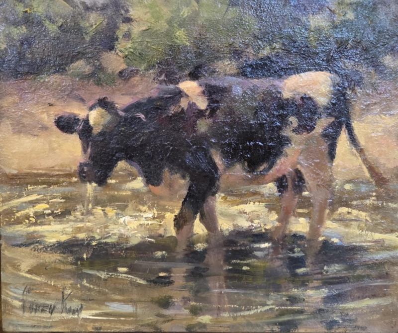 Avondlicht aan de rivier , Corry Kooy