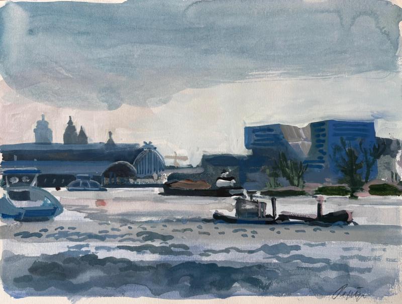 A'dam CS water, Pepijn van den Wall Bake