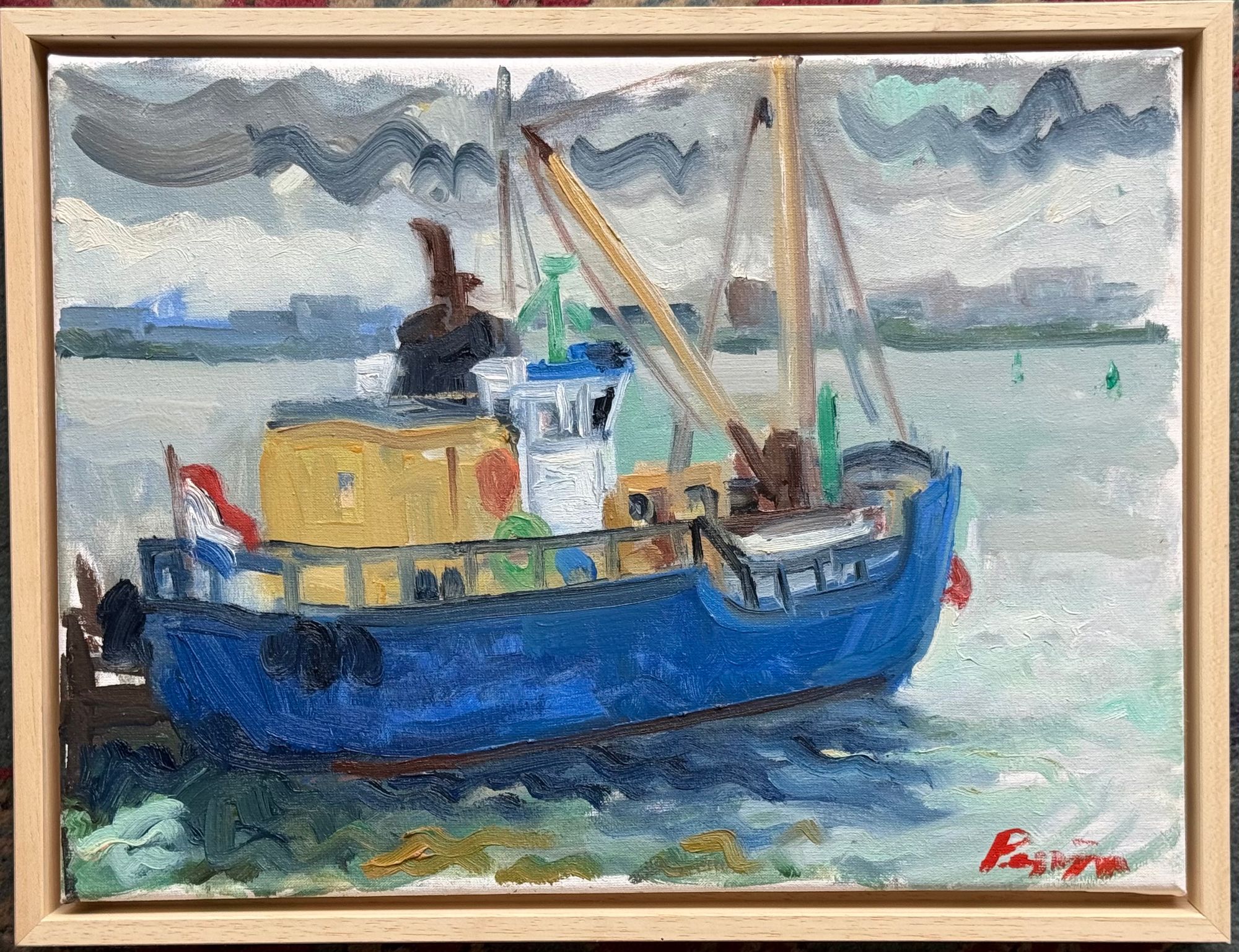 Vissersboot Bij Schellingwoude