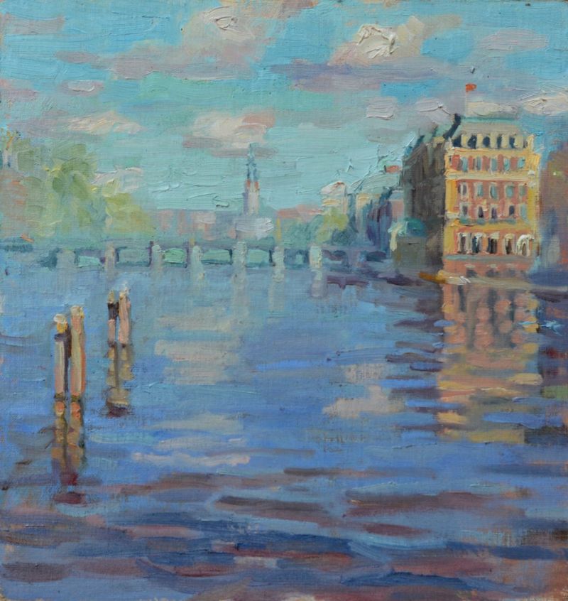 Ochtend Reflectie, Amstel., Joost Doornik