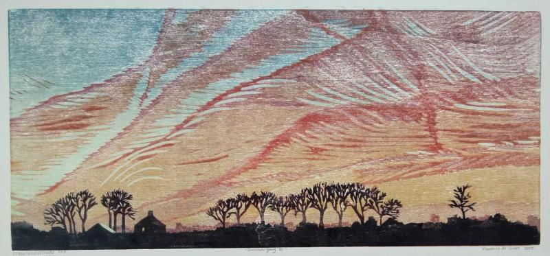 Zonsondergang II, Marianne de Vries de Groot