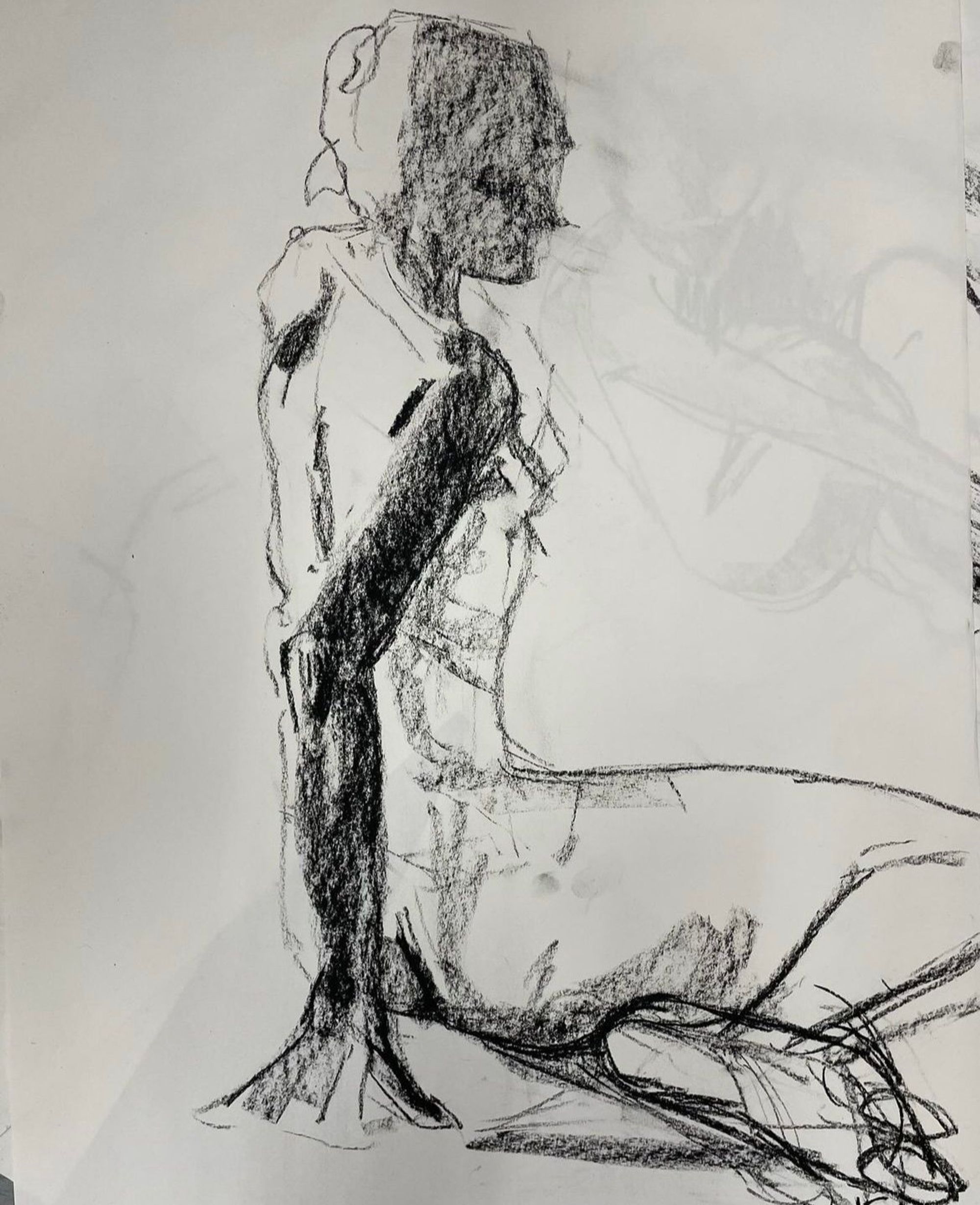 Houtskool studie 3