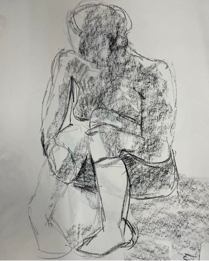 Houtskool studie 2
