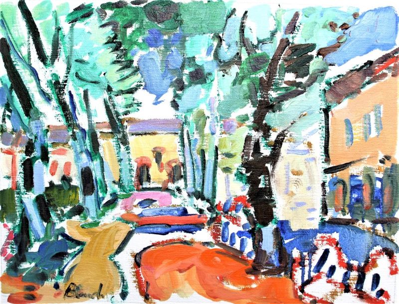 Un rue de Provence, Frans Bianchi