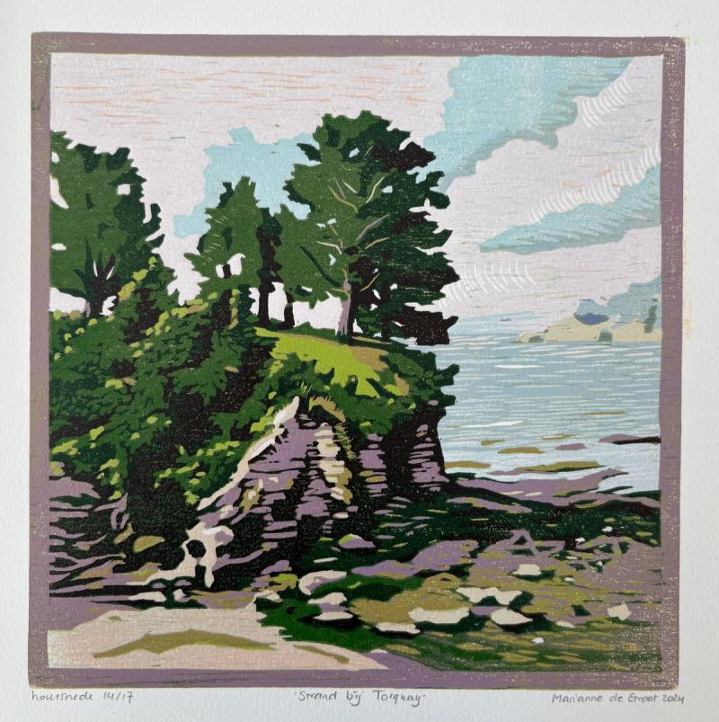 Strand bij Torquay, Marianne de Vries de Groot