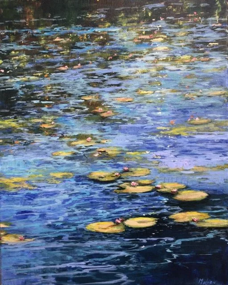 Waterlelies VII, Ineke Mahieu