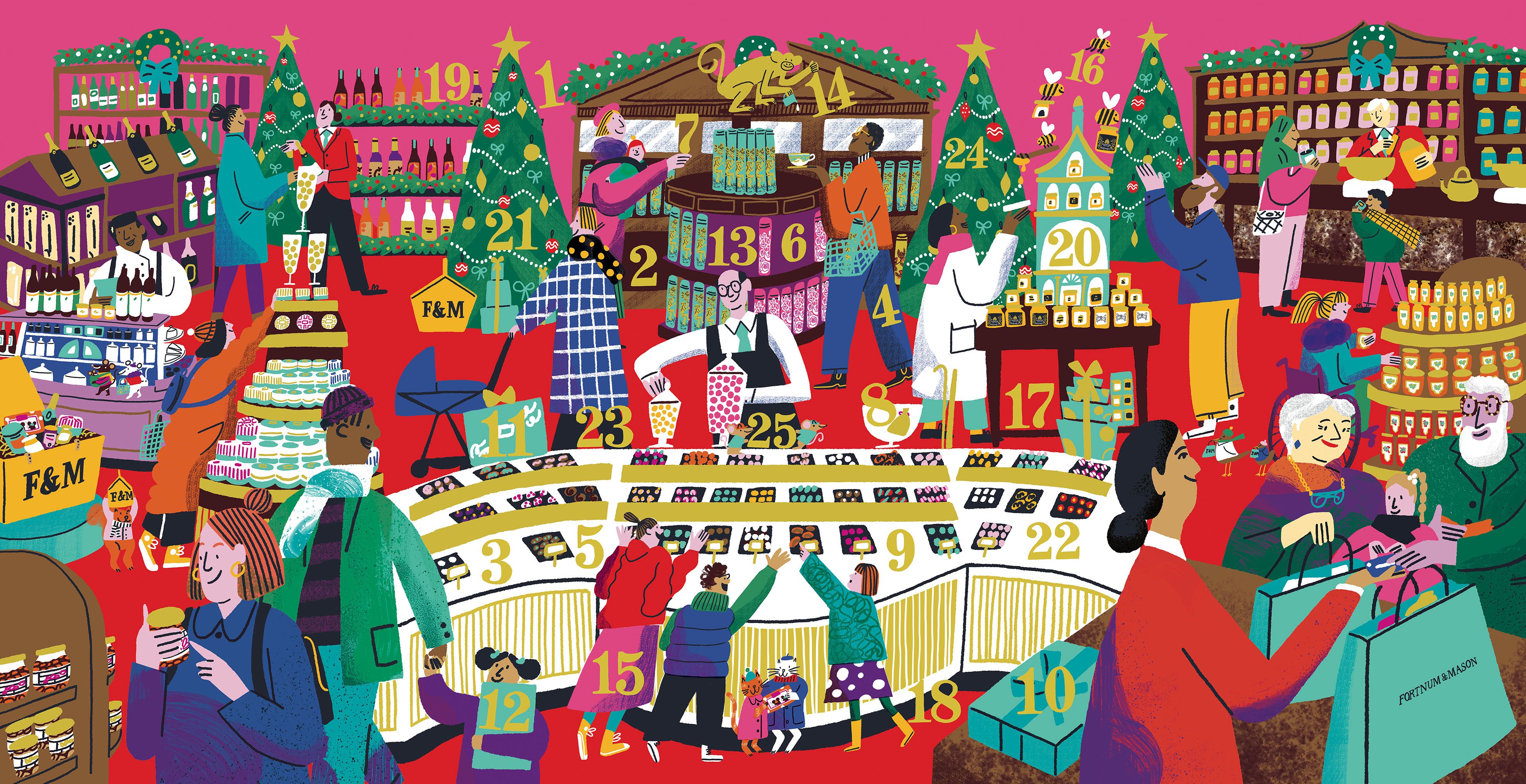 Fortnum & Mason アドベントカレンダー Pick The Perfect 2025 Christmas Advent Calendar
