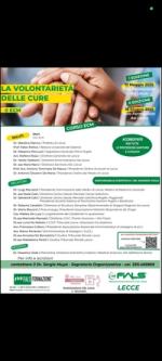 Locandina per LA VOLONTARIETA' DELLE CURE -  I° e II° edizione in Maggio - Giugno 2025 a cura del Dott. Massimo VIOLA socio A.MaRe.D