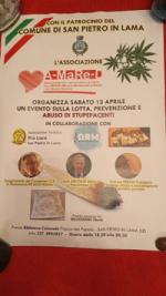 Locandina per Evento sulla lotta, prevenzione e abuso di stupefacenti