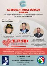 Locandina per La droga ti vuole schiavo: liberati!