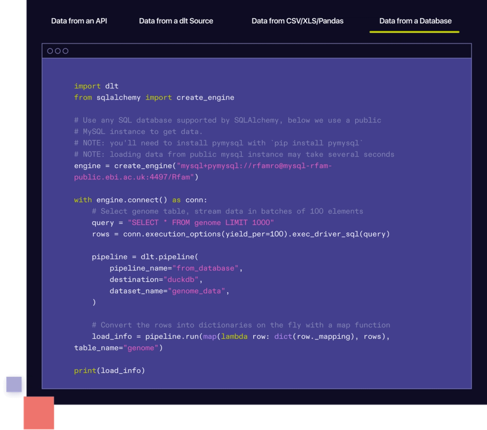 dltHub: ELT as Python Code