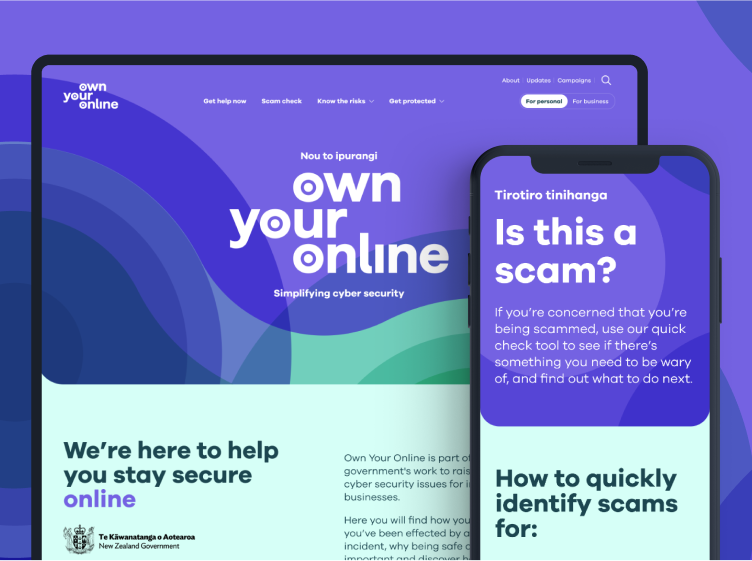 Case study: Co-designing an insights-led digital experience to protect New Zealanders against cyber crime
